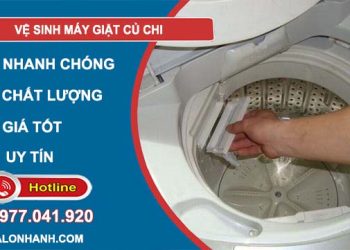 dịch vụ vệ sinh máy giặt củ chi