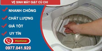 dịch vụ vệ sinh máy giặt củ chi