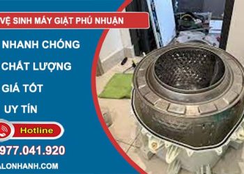 dịch vụ vệ sinh máy giặt phú nhuận