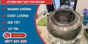 dịch vụ vệ sinh máy giặt phú nhuận