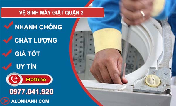 dịch vụ vệ sinh máy giặt quận 2