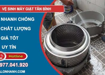 dịch vụ vệ sinh máy giặt tân bình