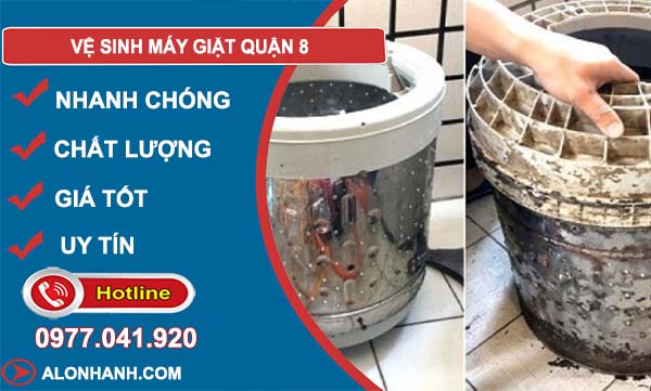 thợ vệ sinh máy giặt quận 8