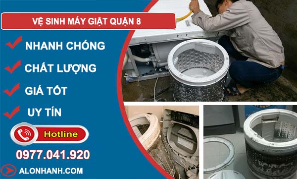 vệ sinh máy giặt quận 8