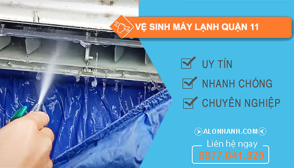 Vệ sinh máy lạnh Quận 11 giá rẻ