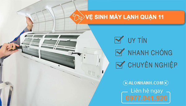 Vệ sinh máy lạnh Quận 11 uy tín