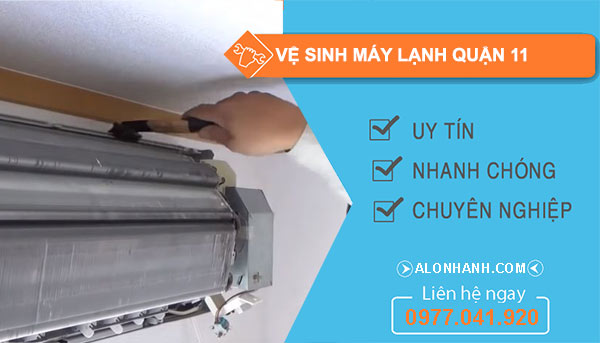 Vệ sinh máy lạnh Quận 11