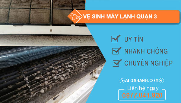 Vệ sinh máy lạnh Quận 3