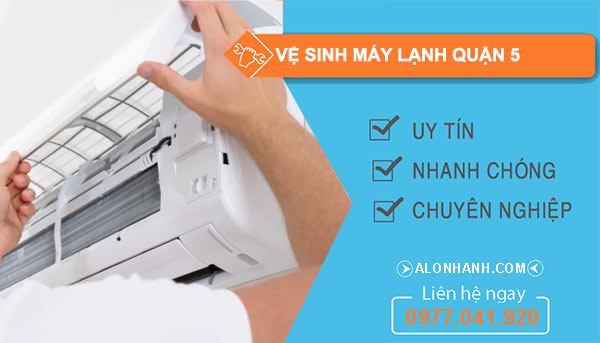 Vệ sinh máy lạnh Quận 5 uy tín