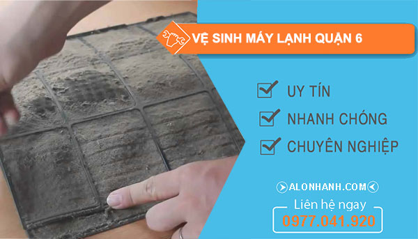 Vệ sinh máy lạnh Quận 6 uy tín