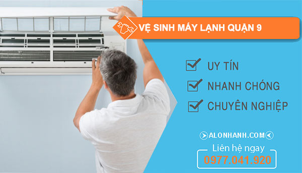 Vệ sinh máy lạnh Quận 9 uy tín