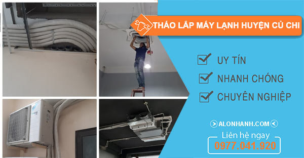 tháo lắp máy lạnh huyện củ chi