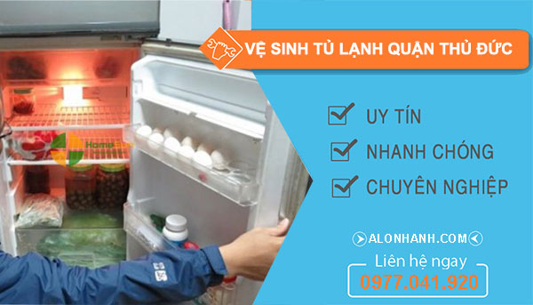 vệ sinh tủ lạnh quận Thủ Đức uy tín