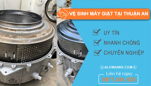 dịch vụ vệ sinh máy giặt tại Thuận An