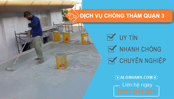 dịch vụ chống thấm quận 3