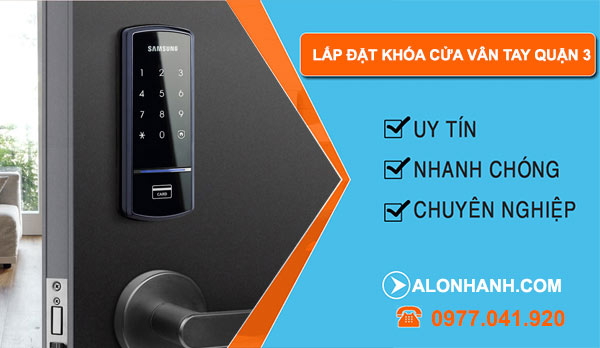 Lắp đặt khóa cửa vân tay quận 3