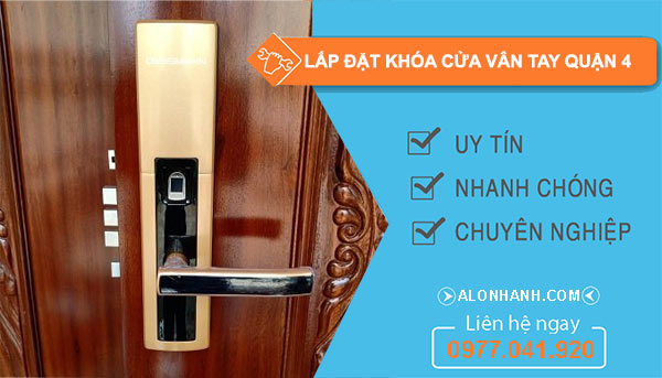 Lắp đặt khóa cửa vân tay quận 4