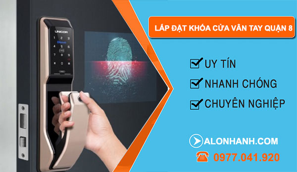 Lắp đặt khóa cửa vân tay quận 8