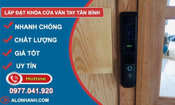 Lắp đặt khóa cửa vân tay Quận Tân Bình