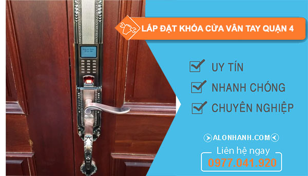 dịch vụ Lắp đặt khóa cửa vân tay quận 4
