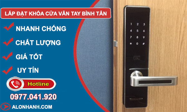 dịch vụ Lắp đặt khóa cửa vân tay quận Bình Tân