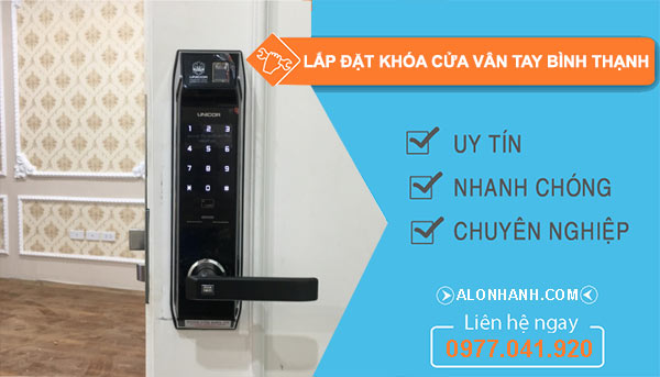 dịch vụ Lắp đặt khóa cửa vân tay Quận Bình Thạnh