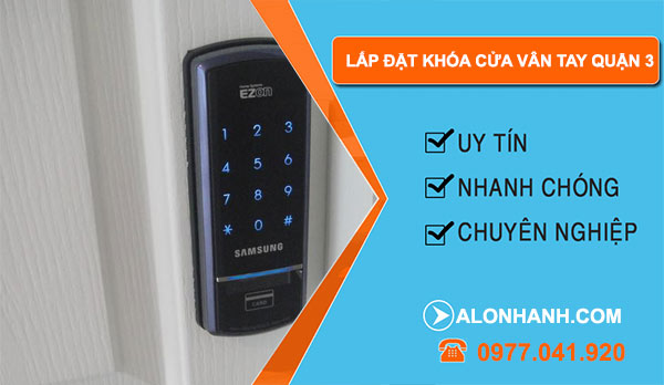 công ty Lắp đặt khóa cửa vân tay quận 3