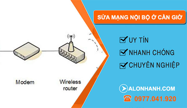 Sửa hệ thống mạng nội bộ Huyện Cần Giờ
