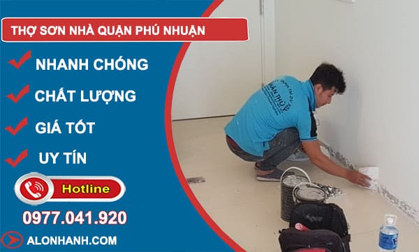 Thi công sơn nhà quận phú nhuận