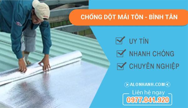 chống dột mái tôn quận bình tân