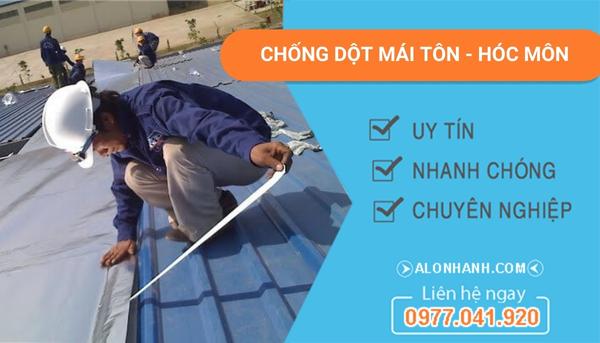 chống dột mái tôn huyện hóc môn
