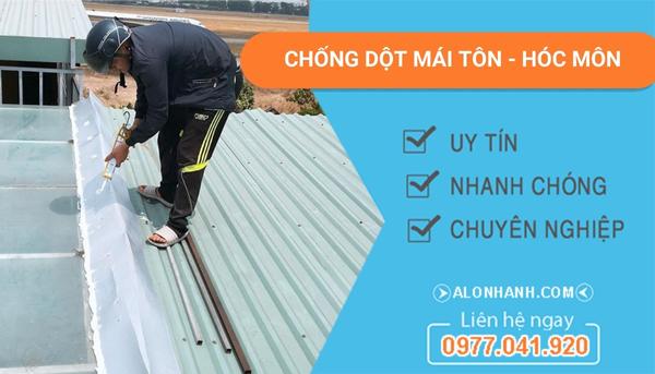 dịch vụ chống dột mái tôn huyện hóc môn