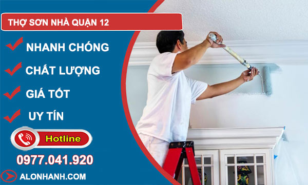 Thợ sơn nhà quận 12