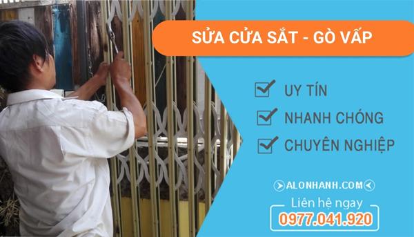 dịch vụ sửa cửa sắt gò vấp