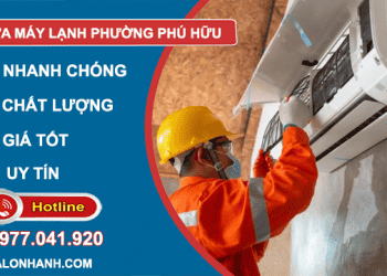 dịch vụ sửa máy lạnh phường phú hữu