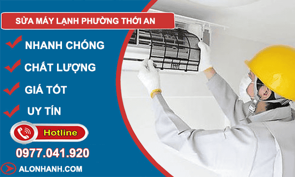 dịch vụ sửa máy lạnh phường thới an