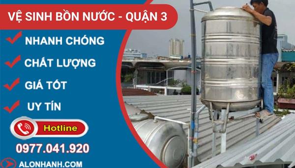 dịch vụ vệ sinh bồn nước quận 3