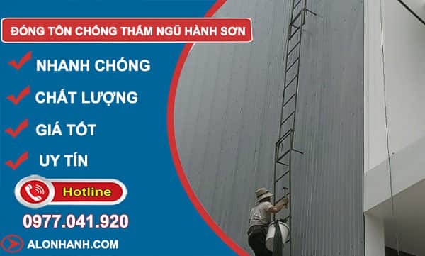 Đóng tôn chống thấm ngũ hành sơn