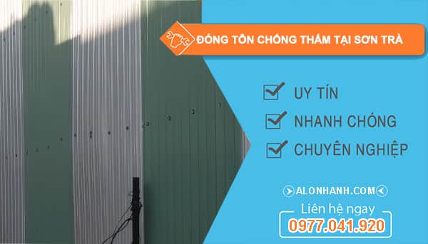 Đóng tôn chống thấm sơn trà