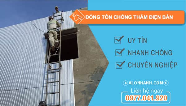 Đóng tôn chống thấm tường điện bàn
