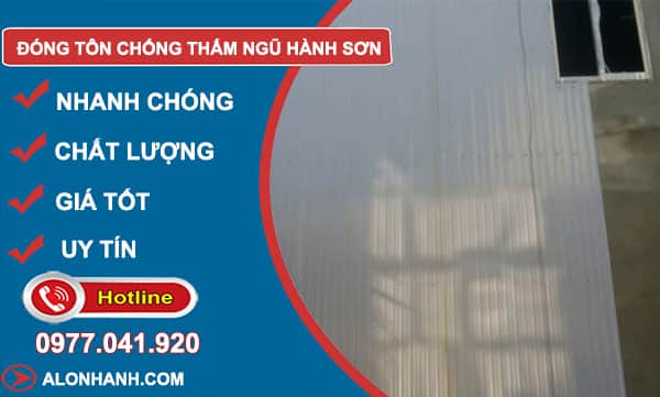 Đóng tôn ốp tường ngũ hành sơn