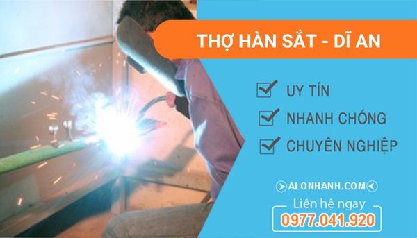thợ hàn sắt dĩ an