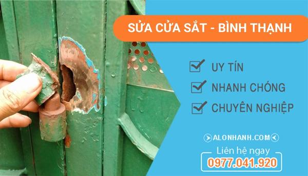 sửa cửa sắt quận bình thạnh