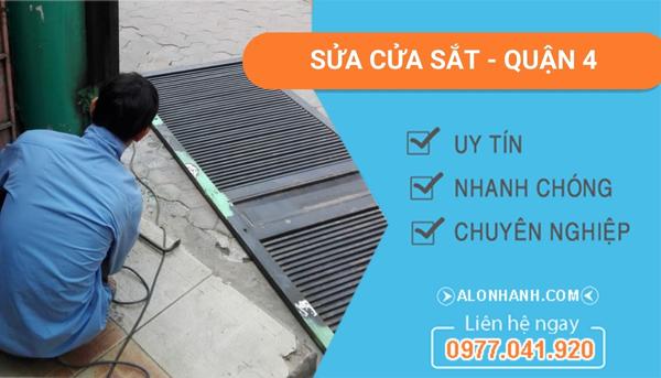sửa cửa sắt quận 4