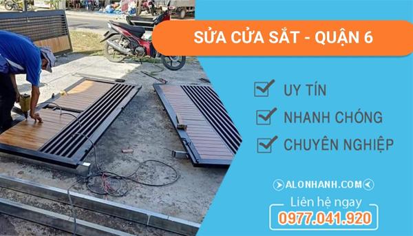 sửa cửa sắt quận 6