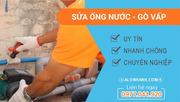 sửa ống nước quận gò vấp