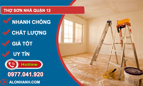 Thợ sơn nhà ở quận 12