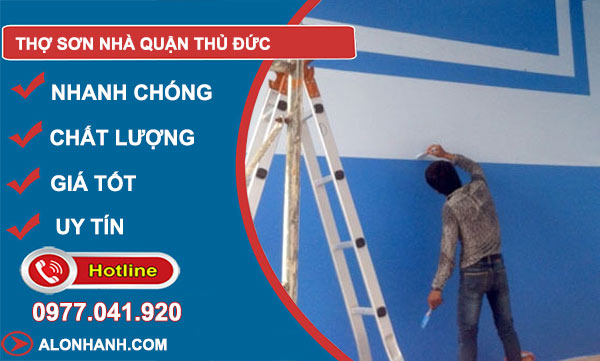 thi công sơn nhà quận Thủ Đức