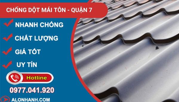 thi công chống dột mái tôn quận 7