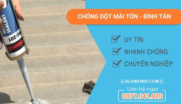 thi công chống dột mái tôn quận bình tân